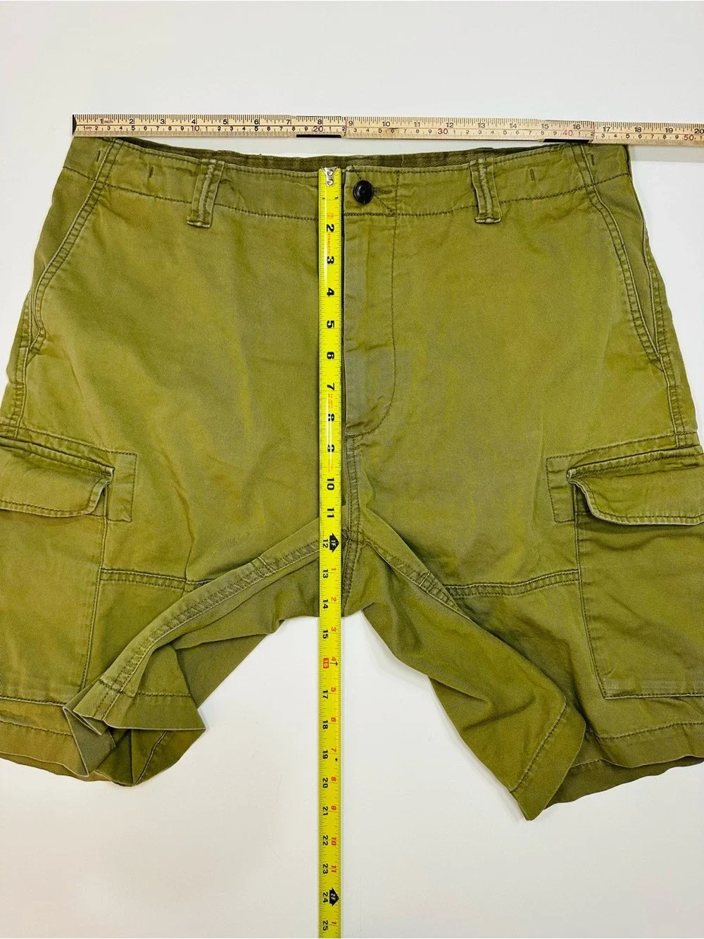 Polo Ralph Lauren Olive Drab Cargo Shorts Men 35 Relaxed Fit Military Utility